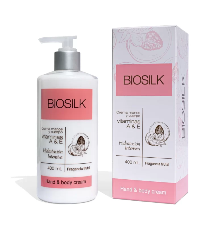 Crema Manos y Cuerpo Vitaminas A & E Frutal Biosilk