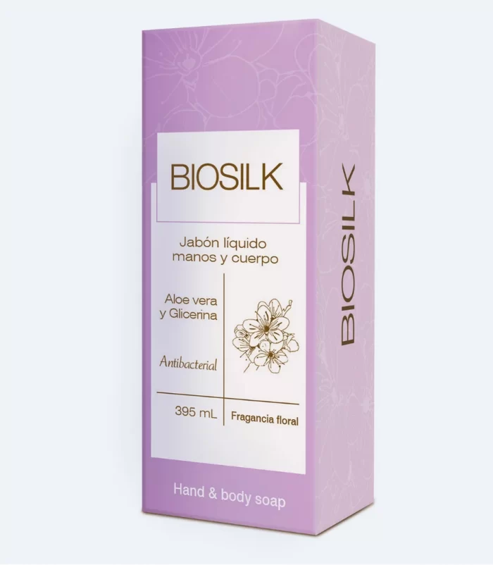 Jabón Líquido Manos y Cuerpo Floral Biosilk